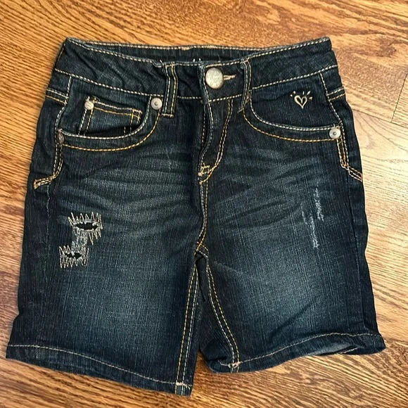 Justice Jean Shorts Simply Low, Size 10