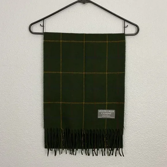 Geoffrey Beene Cashme Men Scarf 100% Acrylic Made in ITALY 72