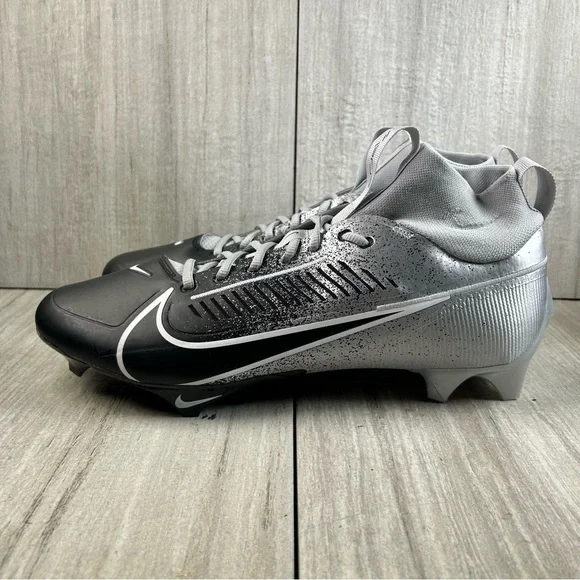 NEW Nike Vapor Edge 360 2 Silver Black Football Cleats hf3454-003 Mens Size 15