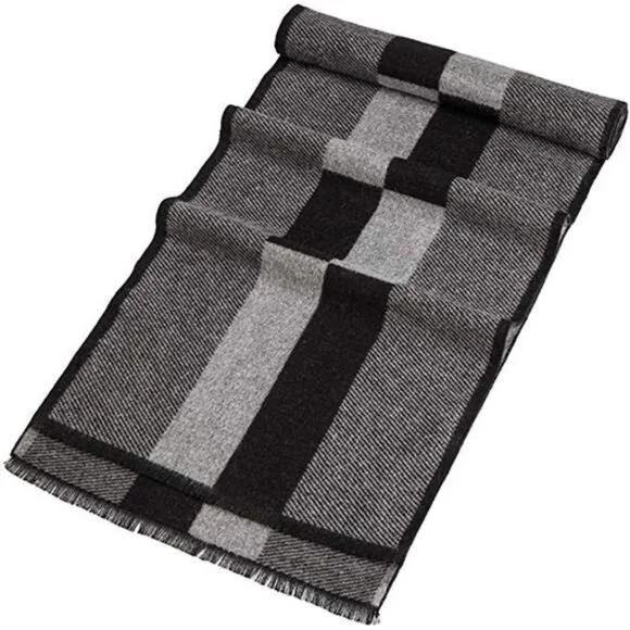 Warm Winter Scarf Men Mens Autumn Plaid Scarves For Men