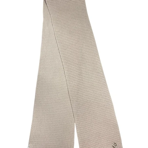 Elegant Liz Claiborne Light Pink Knit Scarf 68”