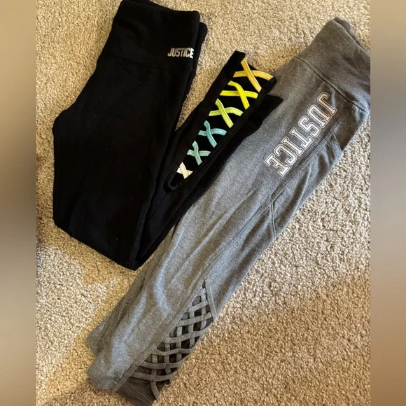 Two Justice leggings