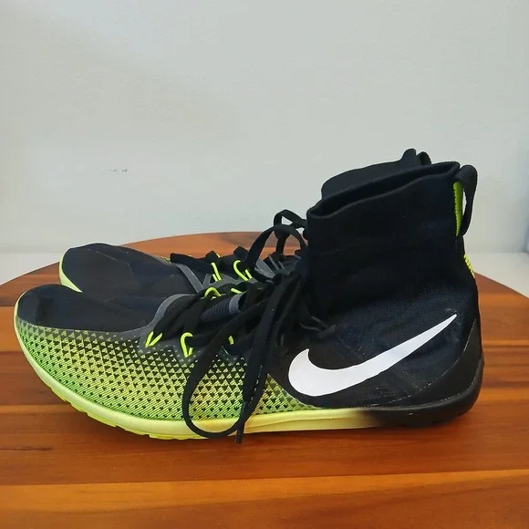 Nike Zoom Victory Waffle 4 XC Shoes Mens 8 Black Racing‎ Spikeless Track Running