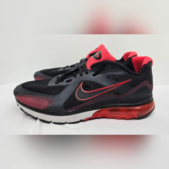 Nike Air Max Alpha 2011 Men's Size 13 Black Red 454347-600