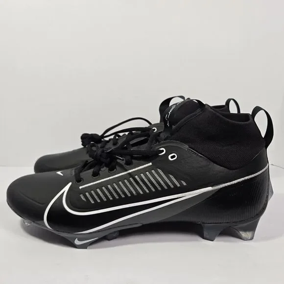 Nike Vapor Edge Pro 360 2 Black White Football Cleats Size 14 Men's DA5456-010