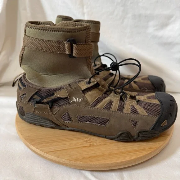 Bite Primal Flat 4025 Mens Brown Water 12 Shoes High Top Hiking Sandals Size 12