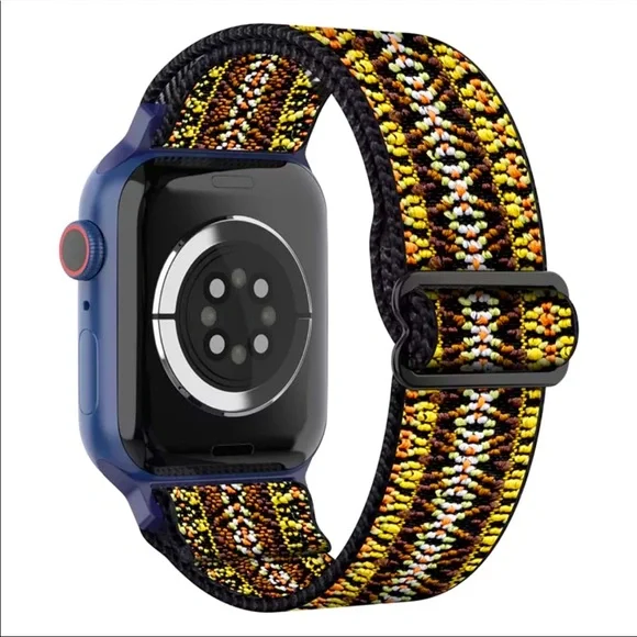 38/40 mm Apple Watch strap. Stretchy. Multi “fall” color. Adjustable