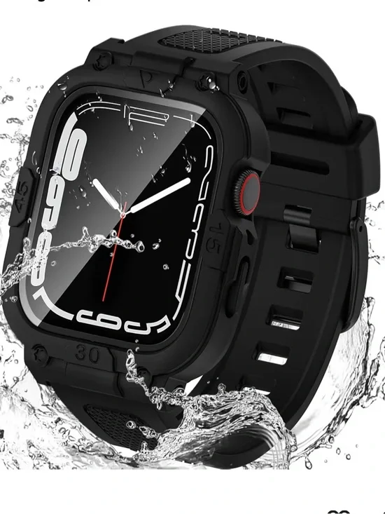 Band with Bumper Face Cover FITS: Apple Watch SE 3/SE 2/SE Series 6,5,4 (44mm)