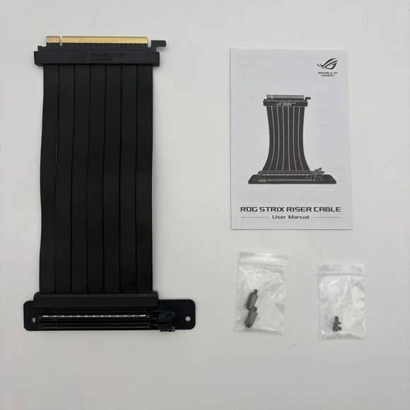 ASUS ROG Strix Premium Riser Cable 240mm PCIe 3.0 x16 RS200 Black SafeSlot