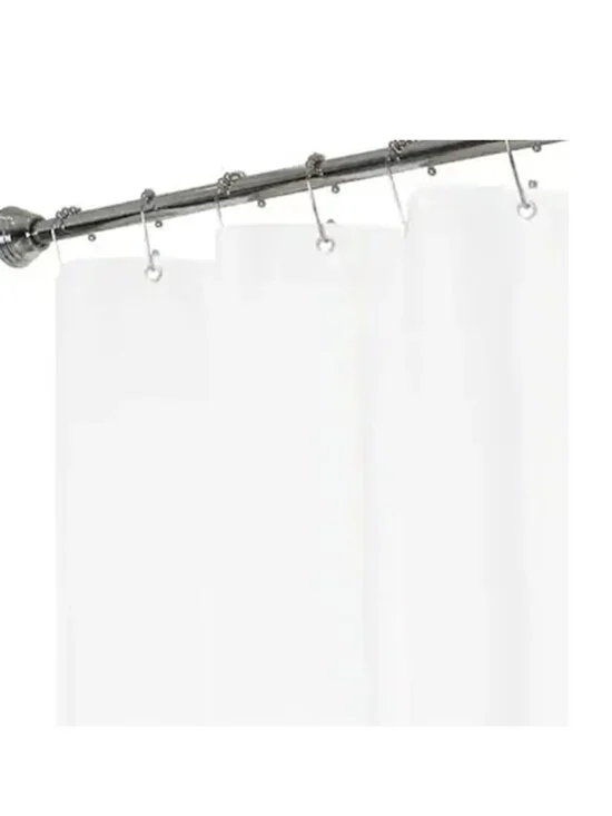 Shower Curtain Liner New White Reinforced Grommets Vinyl Weighted Bottom
