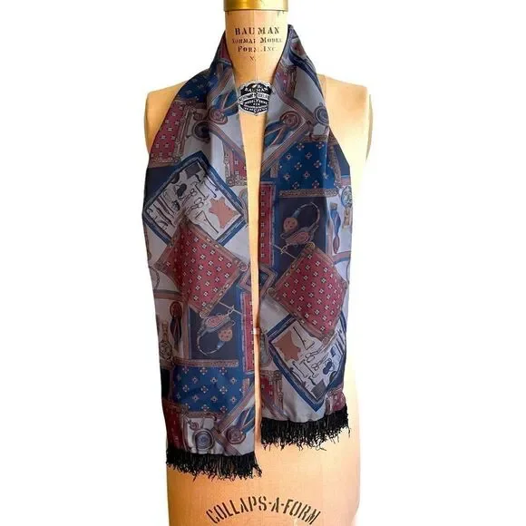 Equestrian  Horse theme gents evening scarf