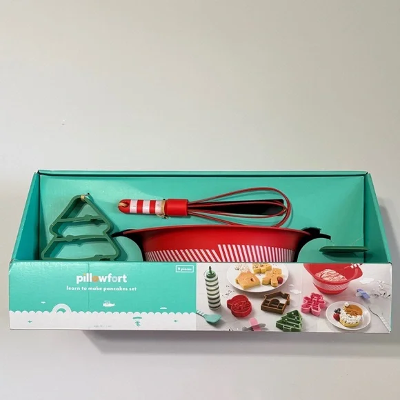 Pillowfort Red and Teal Pancake Play Set