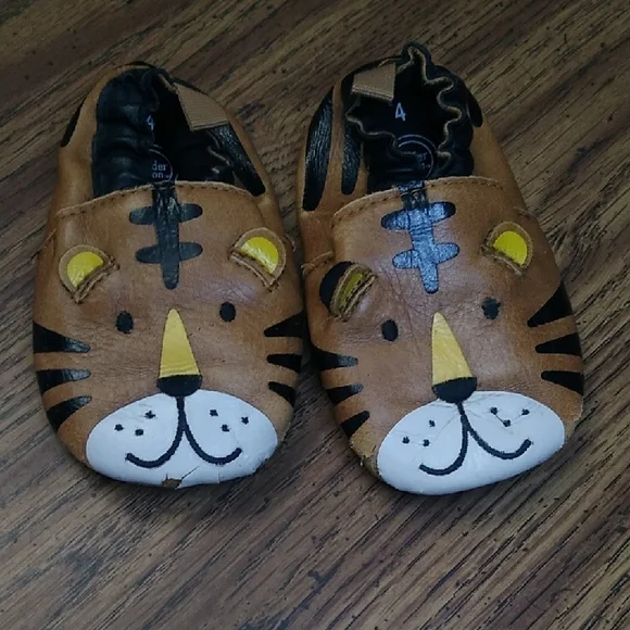 Brown Tiger Kids Shoes