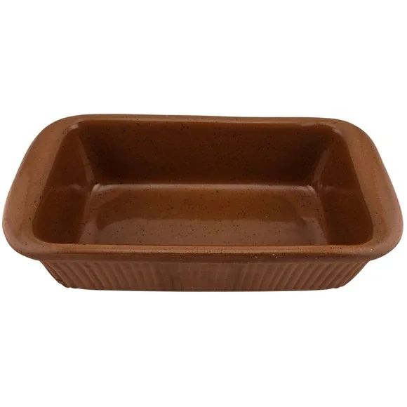 Terracotta Loaf Pan Baking Dish Clay‎ Ramekin Oven Safe Bread Cake