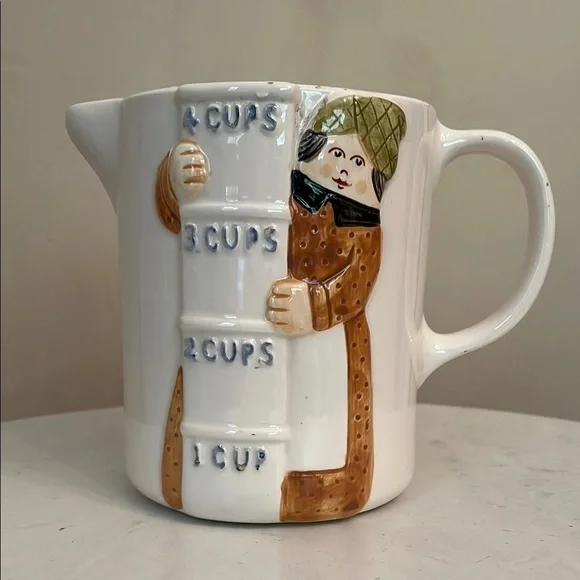 Vintage Les Artisans Sigma Towle Measuring Cup Display Piece Pitcher