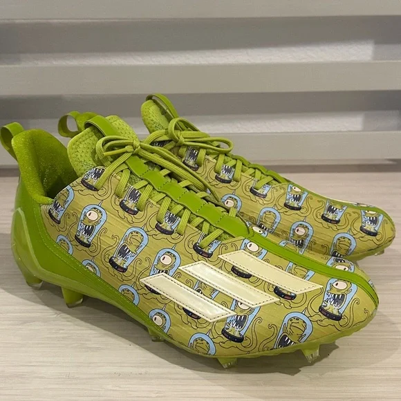 Adidas Adizero Simpsons Treehouse Of Horror Football Cleats ‎ Size 13