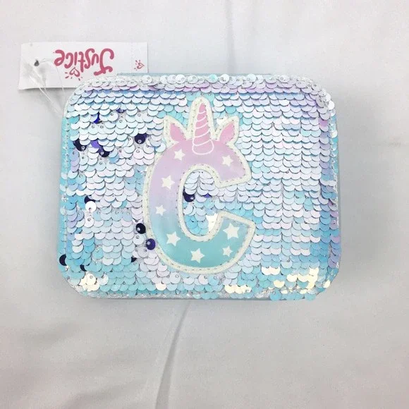 New Justice Jewelry Case Initial 