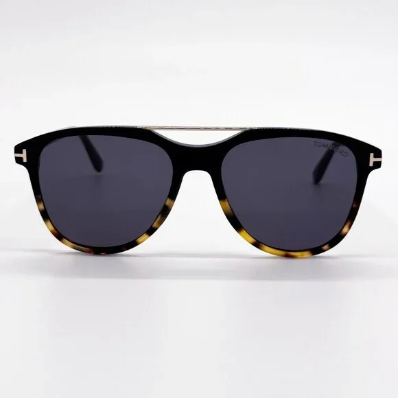 NEW TOM FORD SUNGLASSES DAMIAN-02 TF1098 05A BLACK UNISEX EYEWEAR FT1098/S 05A