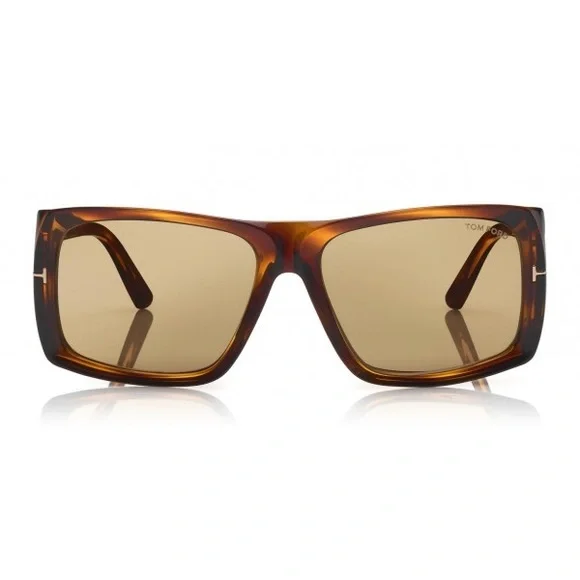 New - Tom Ford - Rizzo Sunglasses - Square Acetate FT0730 Havana - Tom Ford Ey…