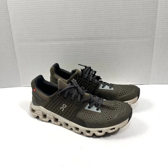 On‎ Cloudswift Olive Green Shoes Sz 10.5
