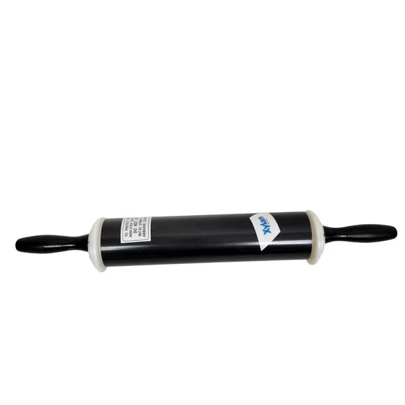 Xylan Nonstick Adjustable Rolling Pin Black Dough Thickness Gauge Baking Kitchen