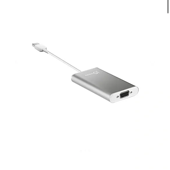 NEW - j5create USB 2.0 To VGA - Display Adapter, JUA210