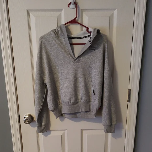 JUSTICE Girl Gray Hoodie With Logo