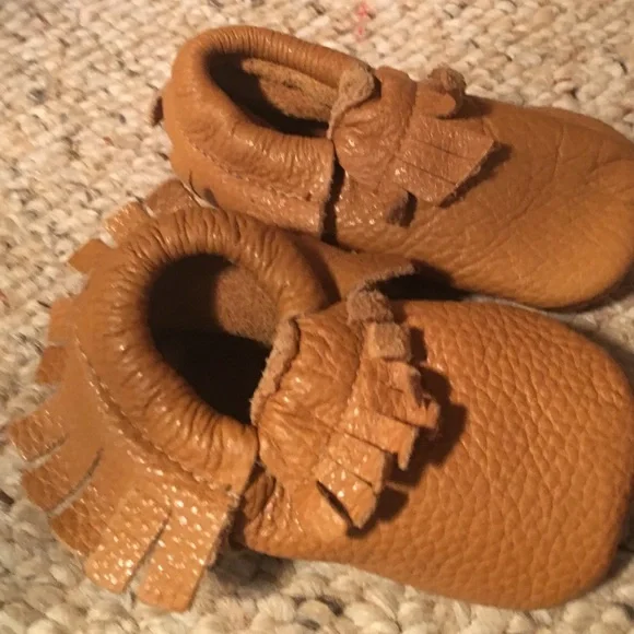 Baby Mocassins Leather Crib Shoes