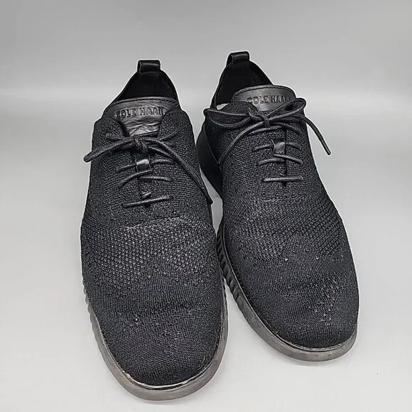 Cole Haan Men's 2.Zerogrand Stitchlite Oxford Shoe Size 10.5M C28527 Black/Black