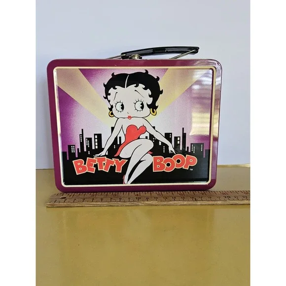 1997 King Features Betty Boop Mini Metal Lunch Box 8