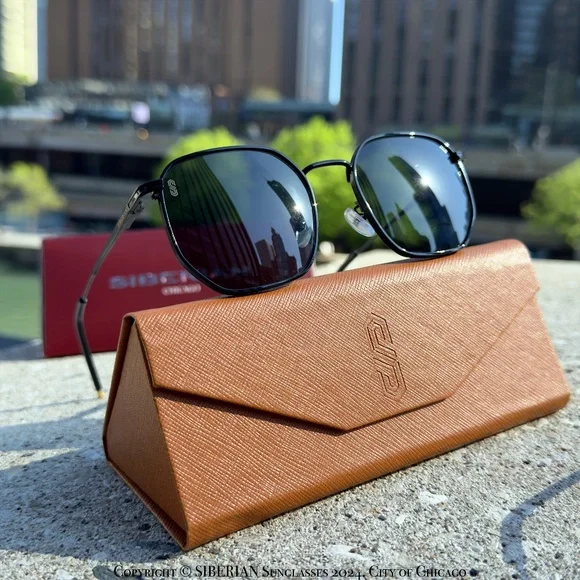 🇺🇸Black Hexagonal Sunglasses