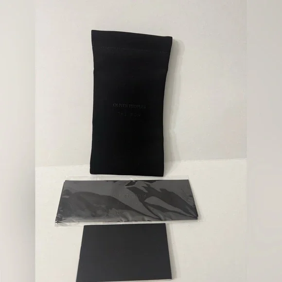 Oliver Peoples Black sunglasses case Eyewear Pouch Set
