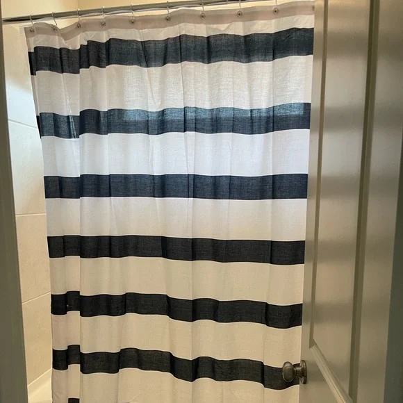 shower curtain & hooks