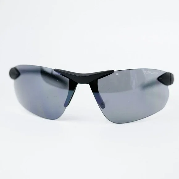 Tifosi Sport Wrap Sunglasses 7470 Matte Black Frames Replacement RX Ready Flaws