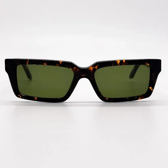 NEW OFF-WHITE OERI13A WARREN 6055 SUNGLASSES UNISEX SQUARE HAVANA