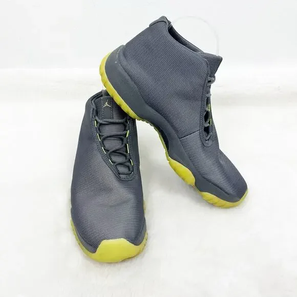 Nike Air Jordan Future Sneakers Shoes Dark Grey Volt 656503-025 Mens Size 10.5