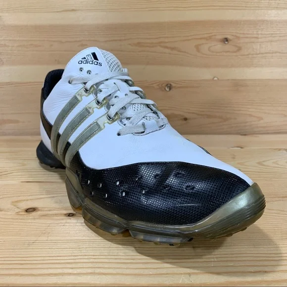 Adidas FitFoam ClimaProof Traxion Golf Shoes Art # 675491 Men's 9 White/Black