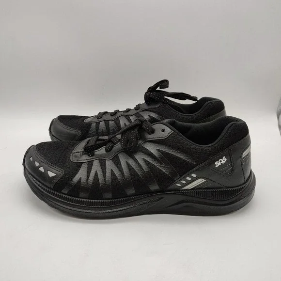 SAS Mission One Mens Size 9 D Sneaker Black Athletic Shoes Vibram