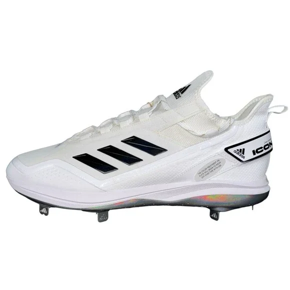 Adidas Icon 7 Boost Mens Size 16 White Baseball Metal Cleats GX2803 Performance