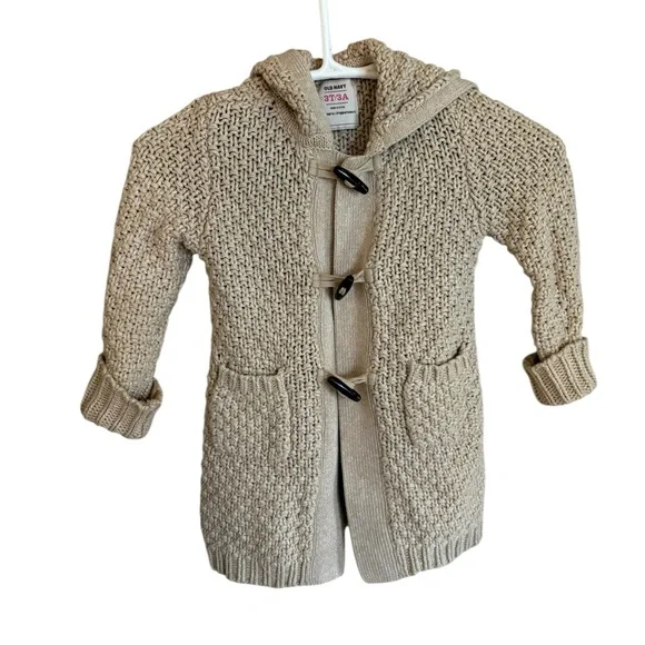Old Navy Beige Knit Cardigan