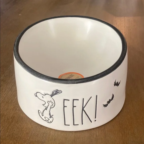 Rae Dunn Peanuts Pet Bowl