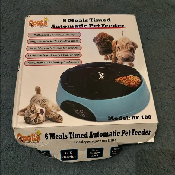 QPets Automatic Pet Feeder