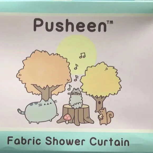New Pusheen shower curtain
