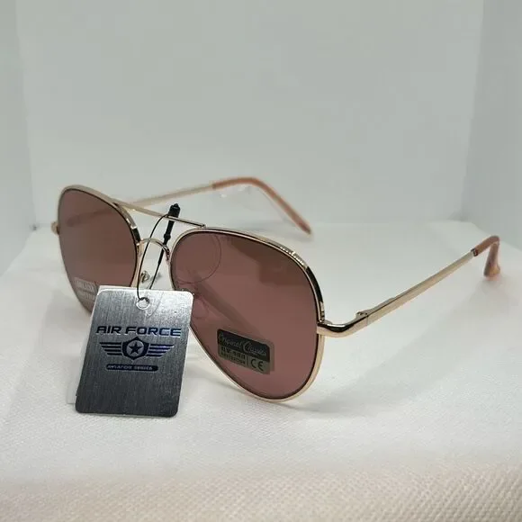 Air Force Aviator Unisex Flat Sunglasses