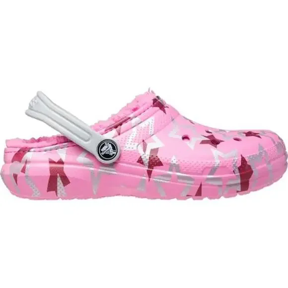 Crocs Classic Lined Disco Dance Party Clog Kids Taffy