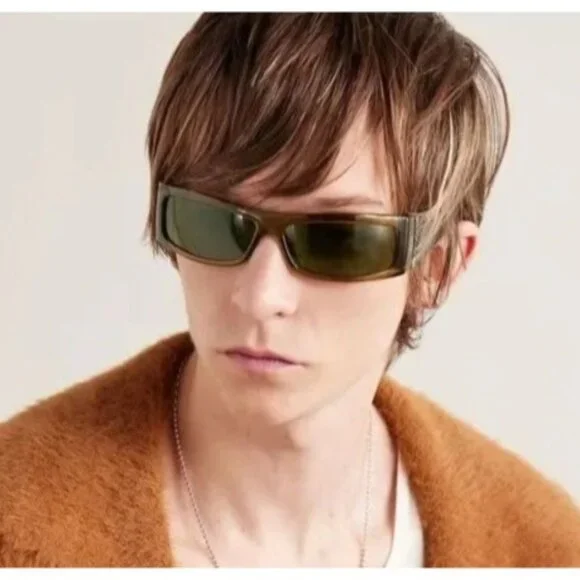 NEW GUCCI BROWN GREEN UNISEX SUNGLASSES GUCCI GG1492S 003