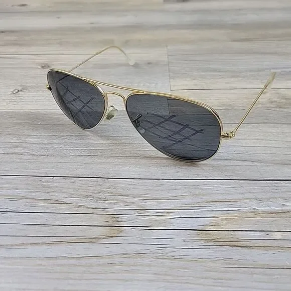 Ray-Ban Sunglasses RB3025 L0205 Aviator‎ Gold Metal 58-14 Italy FRAMES ONLY