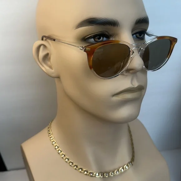 New - Authentic Gucci Eyewear GG1048s 004 round frame sunglasses