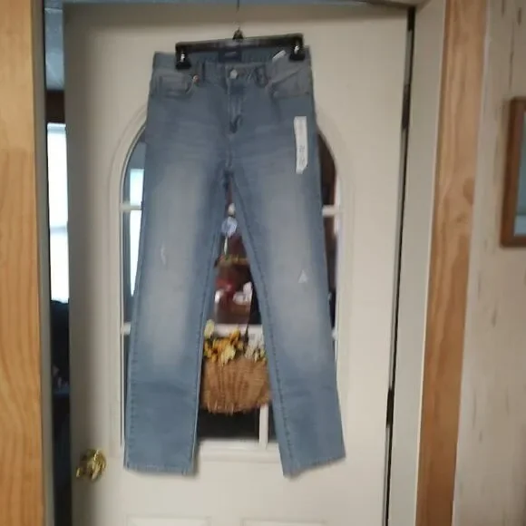 New Old Navy Distressed Jeans Size Girl's 14 Slim