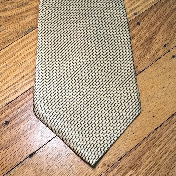 Graham & Lockwood Tan and Black Patterned Tie